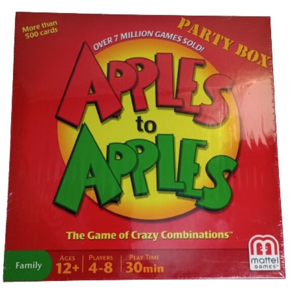 mattel games Other - Apples to Apples The Game of Crazy Combinations Sealed New in Box